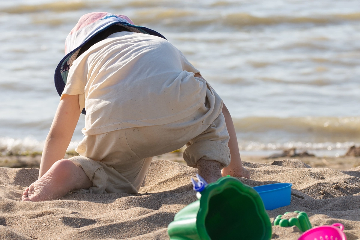 recomendaciones para viajar con niños a la playa