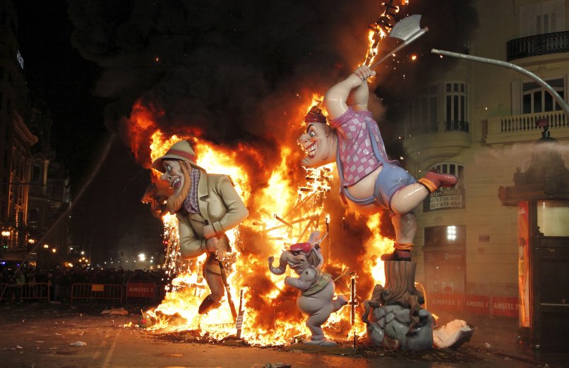 la Cremà de las Fallas