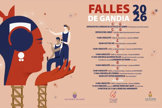 programacion fallera en gandia 2026