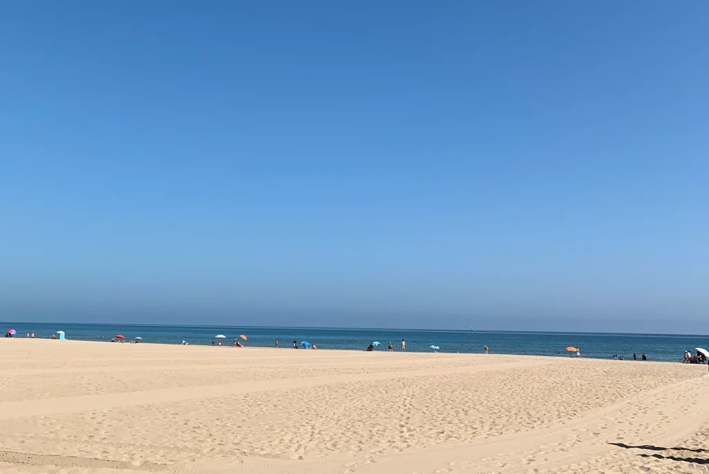 septiembre en la playa de gandia